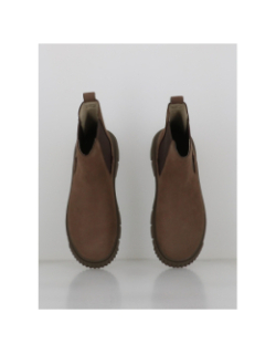 Bottines greyfield mid chelsea marron femme - Timberland