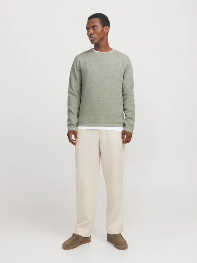 Pull en maille jjegeorge vert homme - Jack & Jones