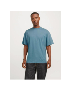 T-shirt uni bradley oceanview bleu homme - Jack & Jones
