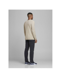 Pull uni hill beige homme - Jack & Jones