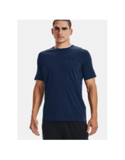 T-shirt mc ua sportstyle bleu marine homme - Under armour