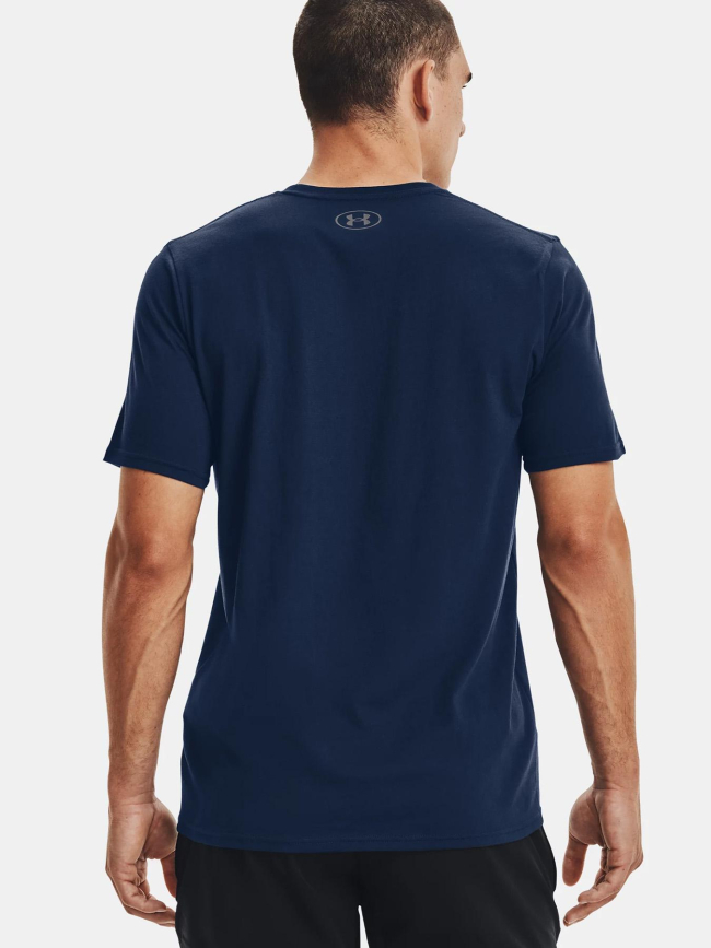 T-shirt mc ua sportstyle bleu marine homme - Under armour