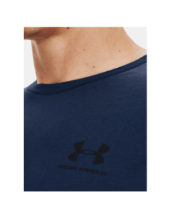 T-shirt mc ua sportstyle bleu marine homme - Under armour