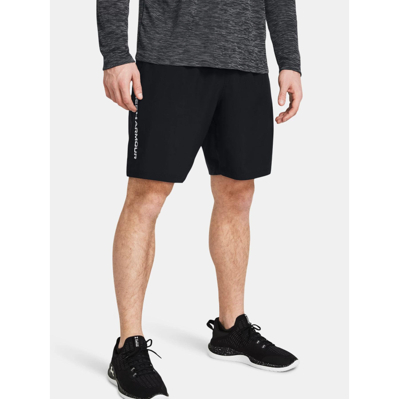 Short de sport ua tech wordmark noir homme - Under Armour