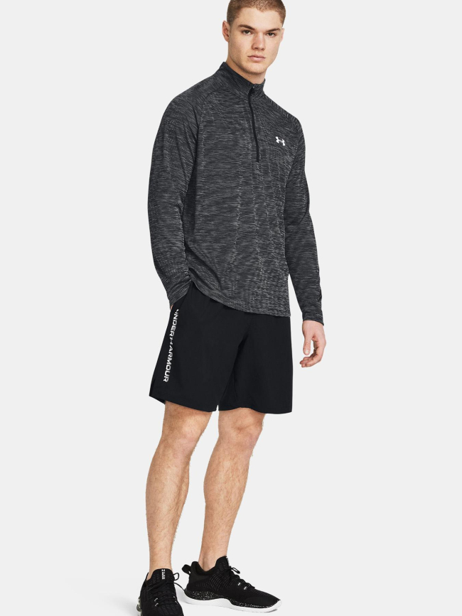 Short de sport ua tech wordmark noir homme - Under Armour