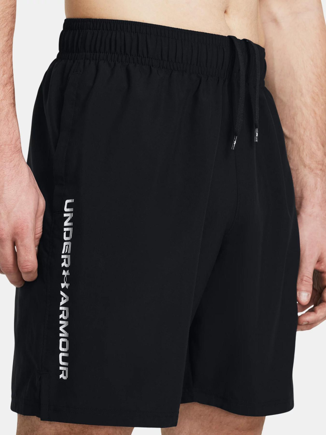 Short de sport ua tech wordmark noir homme - Under Armour