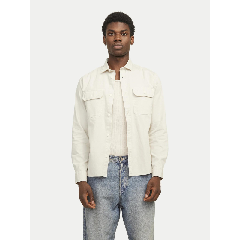 Chemise travis beige homme - Jack & Jones