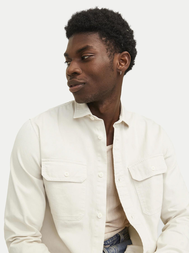 Chemise travis beige homme - Jack & Jones