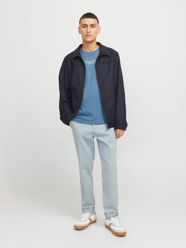 Pantalon chino marco bowie bleu clair homme - Jack & Jones