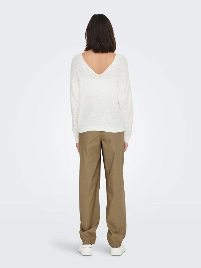 Pull justy maya blanc femme - Jdy