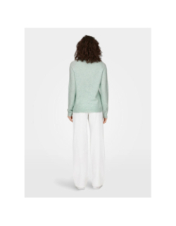 Pull col rond rica life vert femme - Only