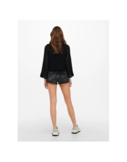 Pull ajouré nola life noir femme - Only