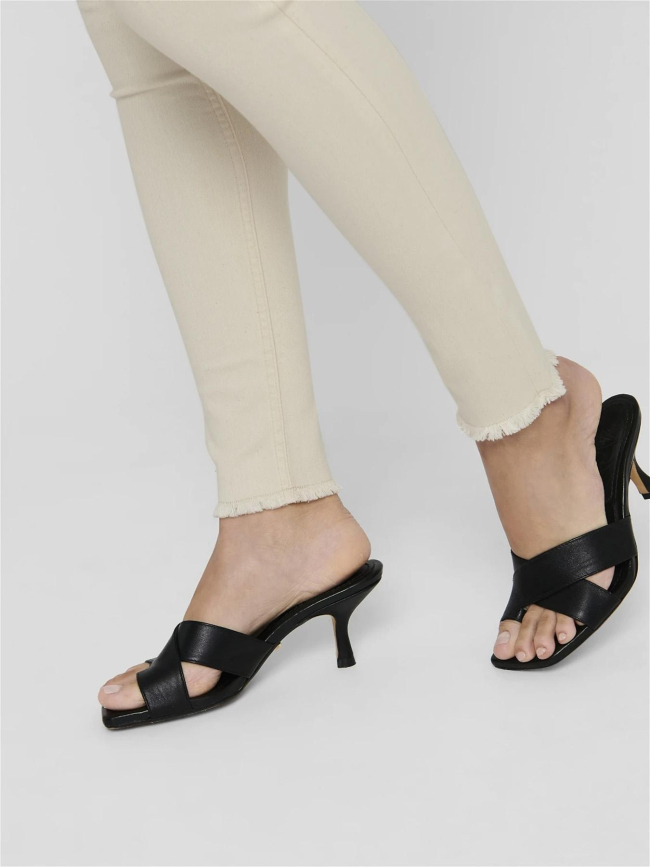 Jean skinny blush mid écru femme - Only