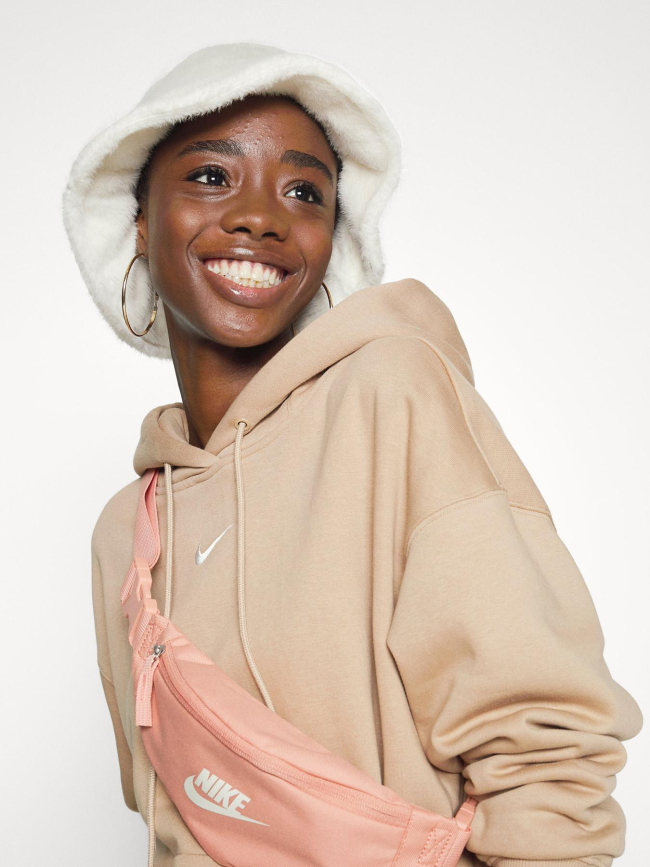 Sweat à capuche nsw phnx beige femme - Nike
