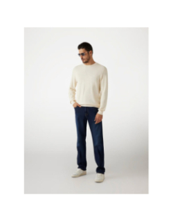 Pull waffle ferdie écru homme - Guess