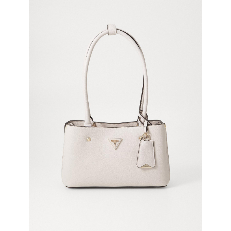 Sac à main meridian shoulder satchel écru femme - Guess