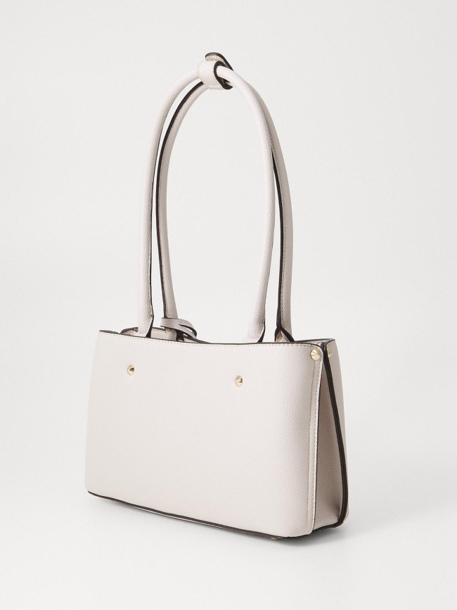 Sac à main meridian shoulder satchel écru femme - Guess