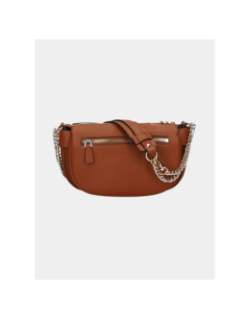 Sac bandoulière mini fedora marron femme - Guess