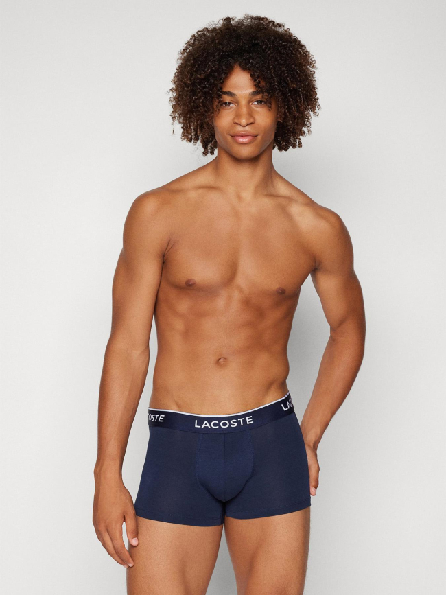 Pack de 2 boxers en coton stretch vert et noir homme - Lacoste