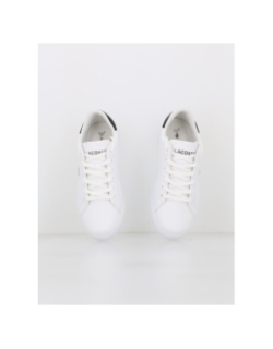 Baskets powercourt blanc noir enfant - Lacoste