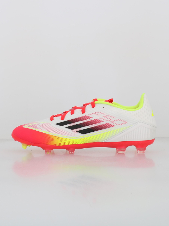 Chaussures de football f50 league fg/mg blanc rouge - Adidas