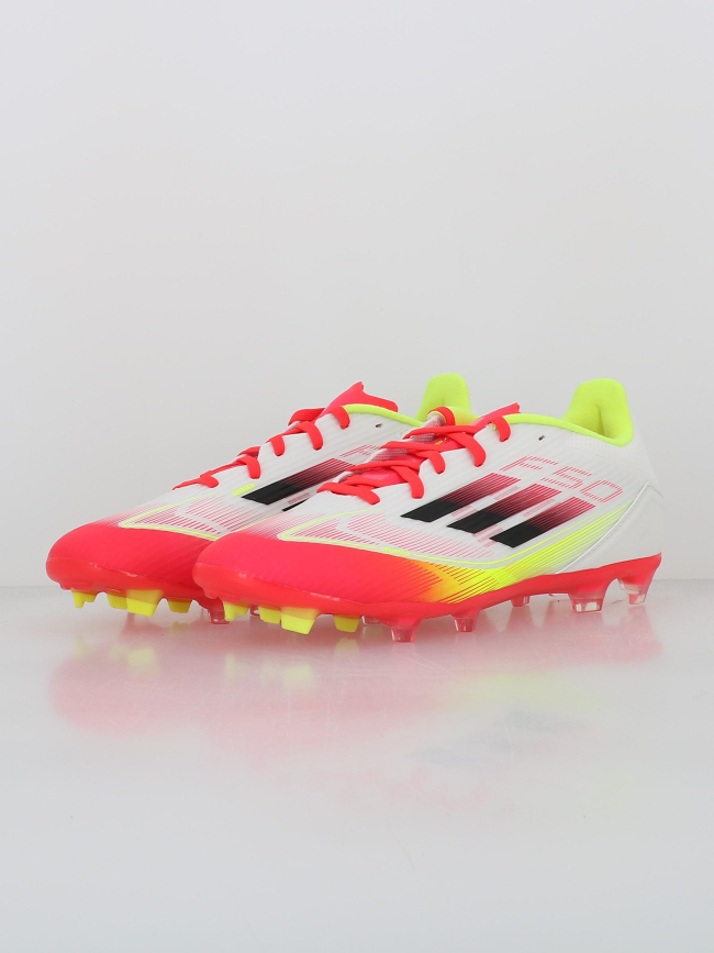 Chaussures de football f50 league fg/mg blanc rouge - Adidas