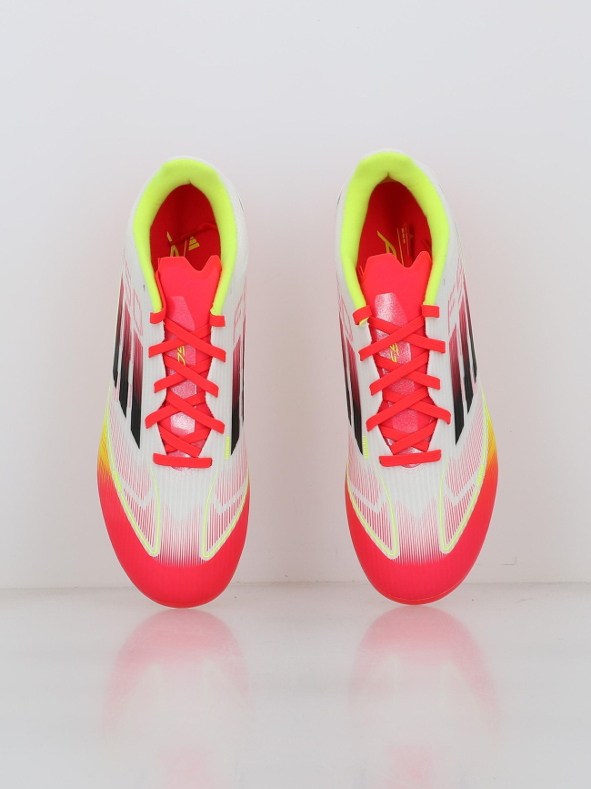 Chaussures de football f50 league fg/mg blanc rouge - Adidas