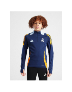 Sweat de football real madrid train bleu orange enfant - Adidas