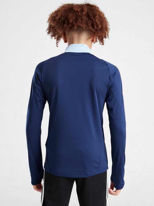 Sweat de football real madrid train bleu orange enfant - Adidas