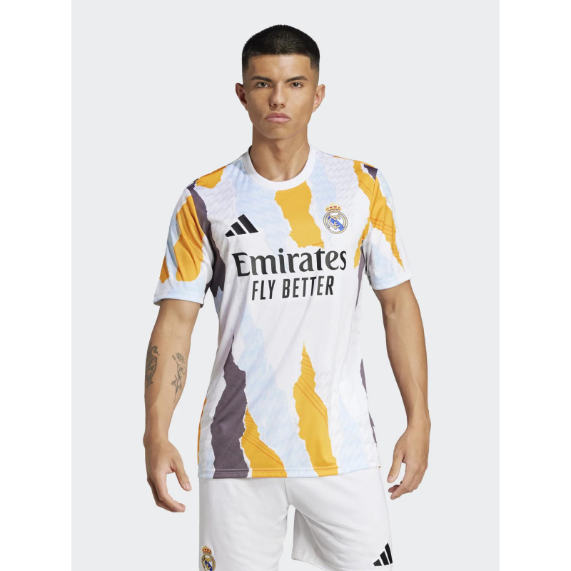 Maillot d'entrainement real madrid 24/25 blanc homme - Adidas