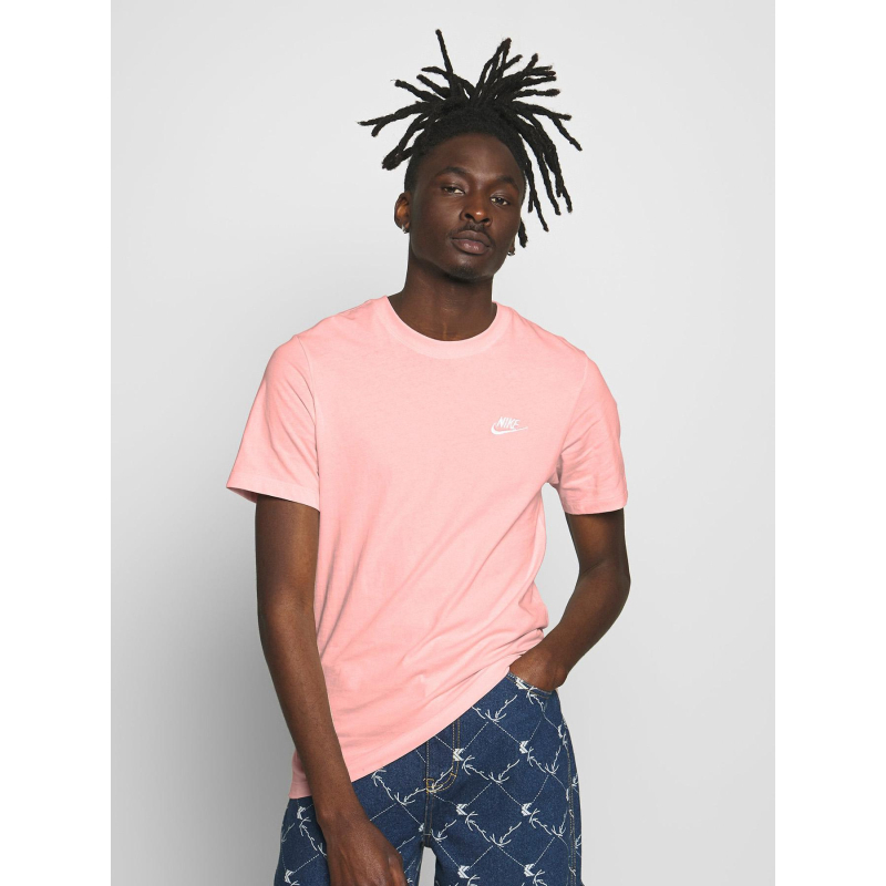 T-shirt nsw club rose homme - Nike