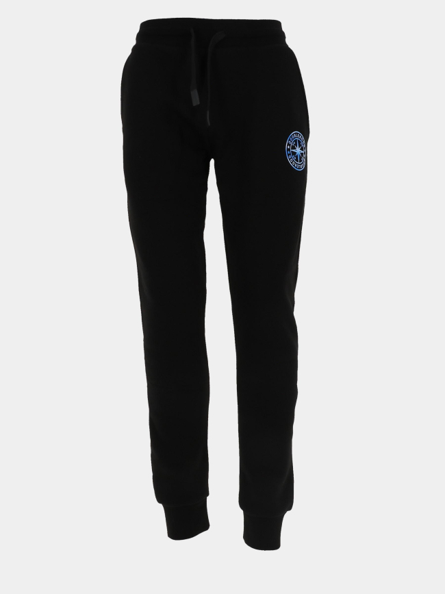 Pantalon jogging active pants noir blanc et rose fille - Guess