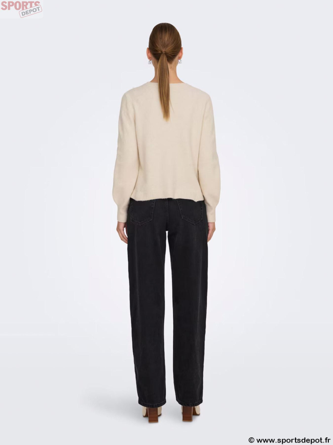 Pull jeanett écru blanc femme - Only