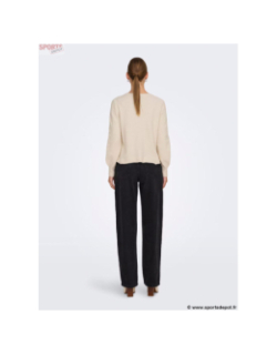 Pull jeanett écru blanc femme - Only