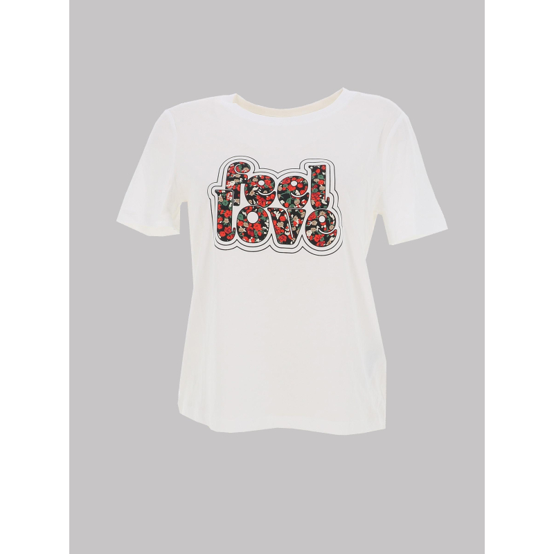 T-shirt emma life blanc femme - Only