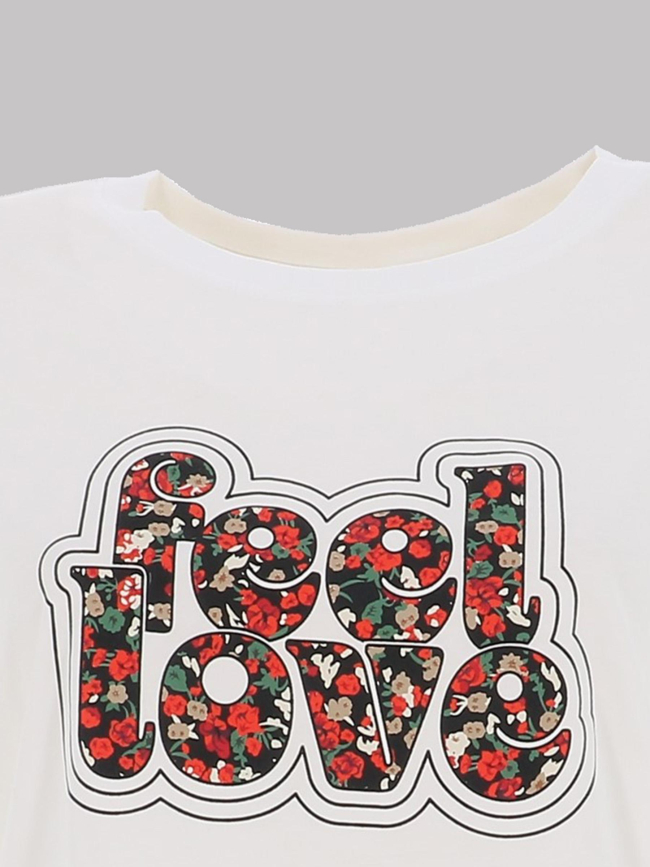 T-shirt emma life blanc femme - Only