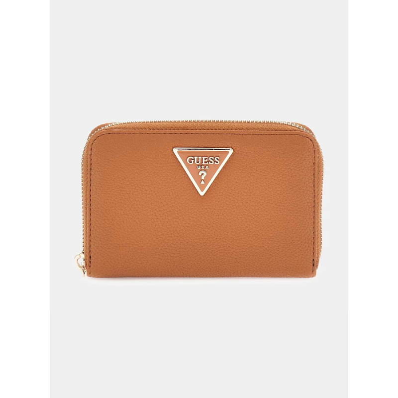 Portefeuille laurel petit compagnon marron femme - Guess