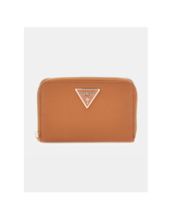 Portefeuille laurel petit compagnon marron femme - Guess