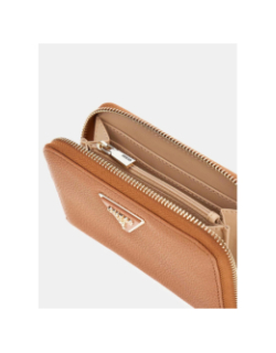 Portefeuille laurel petit compagnon marron femme - Guess