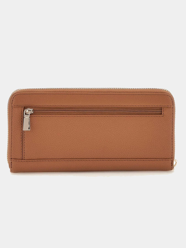 Portefeuille laurel compagnon marron femme - Guess