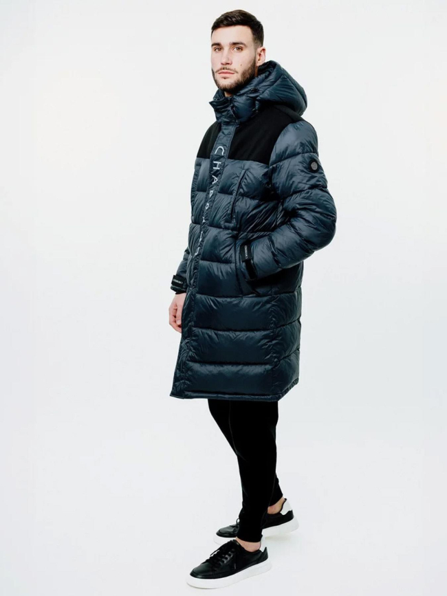 Doudoune longue gris anthracite homme - Chabrand