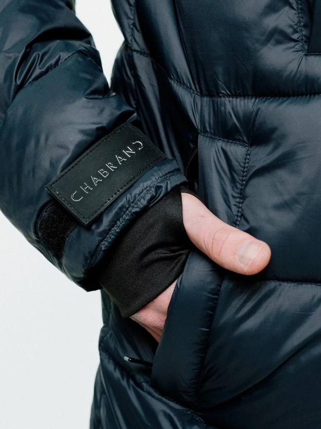 Doudoune longue gris anthracite homme - Chabrand