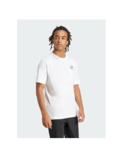 T-shirt lounge slide graphic pocket blanc homme - Adidas