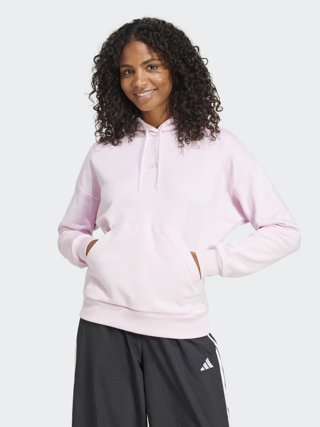 Sweat à capuche feel cozy rose femme - Adidas