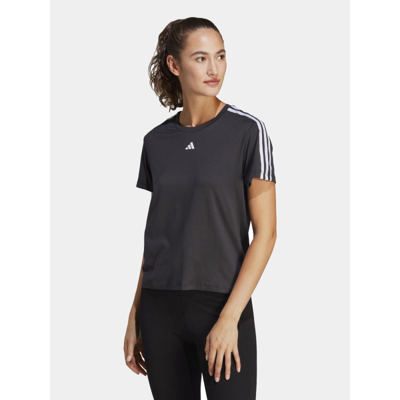 T-shirt de sport essentials 3s noir femme - Adidas