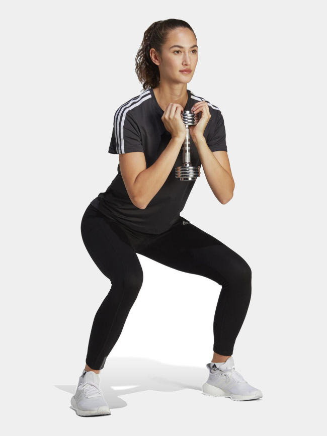 T-shirt de sport essentials 3s noir femme - Adidas