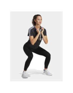 T-shirt de sport essentials 3s noir femme - Adidas