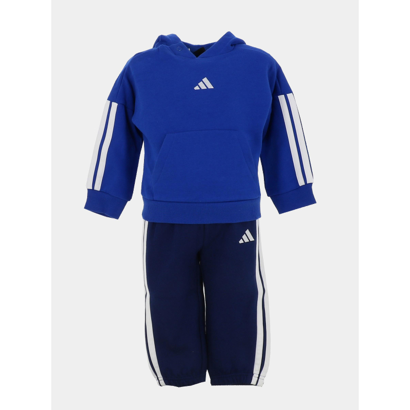 Ensemble sweat à capuche jogging 3S bleu enfant - Adidas