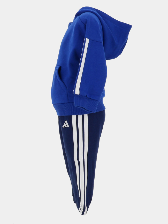 Ensemble sweat à capuche jogging 3S bleu enfant - Adidas