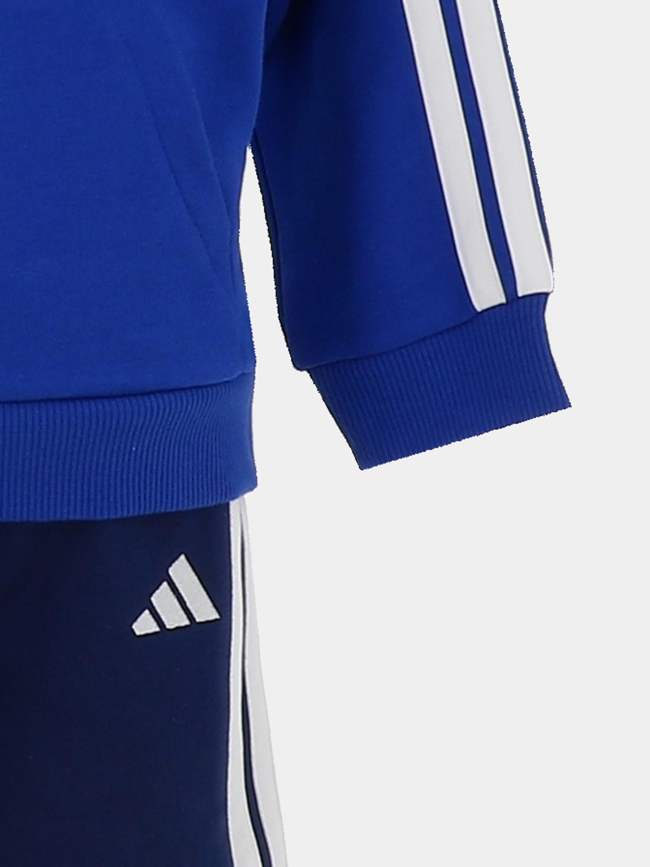 Ensemble sweat à capuche jogging 3S bleu enfant - Adidas